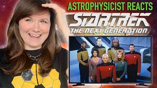 Astrophysicist reacts to Star Trek The Next Generation [upl. by Sinnal]