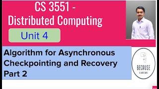 417 Algorithm for Asynchronous Checkpointing and Recovery Part 2 in Tamil [upl. by Suzetta]