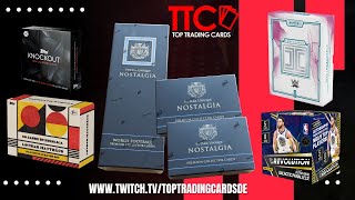 TTC BOX BREAK STREAM ⚽ 🔥🔥 WWE IMPECCABLE  FUTERA NOSTALGIA  TOPPS SOCCER  join our Breaks ⬇⬇⬇⬇ [upl. by Arracat325]