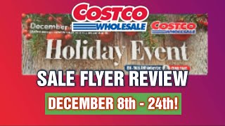 COSTCO NEW HOLIDAY EVENT SALE FLYER REVIEW for DECEMBER 2023 [upl. by Remark]