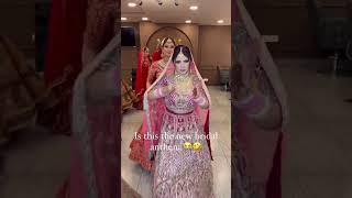 Is This The New Bridal Song 😅 bridemakeup bridalsong bridalbun dulhanmehndi dulhan song [upl. by Tyler]