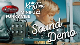 Kingtone miniFUZZ v2  Sabbadius Funky Vibe  SOUND DEMO [upl. by Alfonso]