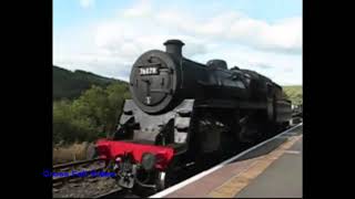 Steam at Machynlleth  Shunting the Stock Away [upl. by Yddor]