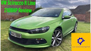 Volkswagen Scirocco R Line Review  20 TSI 210bhp  Rline [upl. by Annaeed]