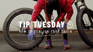 How to Realign a Bike Chain  Electric Bike Tip Tuesday  GEN3 Electric Bikes [upl. by Belle]