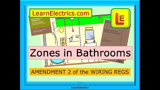 ZONES IN BATHROOMS – BS7671 WIRING REGULATIONS AMENDMENT 2 – CONFORMING TO PART P amp THE REGULATIONS [upl. by Dinse602]