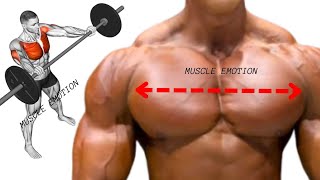 TOP 12 INNER LOWER AND UPPER CHEST WORKOUT WITH BARBELL ONLY AT GYM  Musculation Poitrine [upl. by Longmire465]