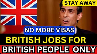 No More Jobs For Foreign Citizens In The UK [upl. by Aric]