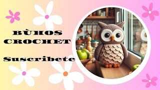 CROCHET BÚHOSIDEASIA amigurumi ias video [upl. by Pliner]