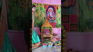 satyanarayana vratham🙏🙏🙏 devotional alankaram god2024 new trending viralvideo shorts [upl. by Asalocin]