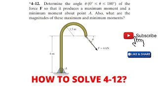 412 hibbeler statics chapter 4  hibbeler solutions  hibbeler [upl. by Adnilrem558]