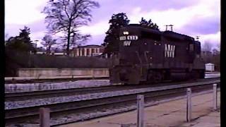 NampW GP30 running light at Spartanburg SC 1988 [upl. by Whall]