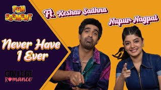 College Romance Cast Exclusive Interview  Fun Segment with Nupur Nagpal Keshav Sadhna FilmiBeat [upl. by Ymmas]