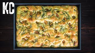 AMAZING FOCACCIA BREAD  How to Make it in 6 Easy Steps [upl. by Tareyn319]