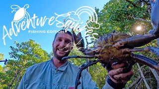 EP9  FISHING EDITION  HINCHINBROOK  CRABBING AND FISHING  FLICKING LURES [upl. by Kiryt767]