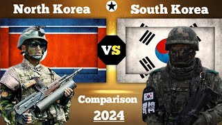 North Korea vs South Korea Military Power Comparison 2024  North Korea vs South Korea [upl. by Tavey]