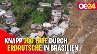 Knapp 100 Tote durch Erdrutsche in Brasilien [upl. by Sparks580]