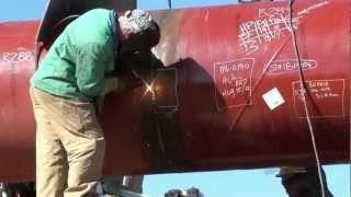 Pipeline Welding  Repair Welding  Air Carbon Arc Gouging CAGA [upl. by Ameline]