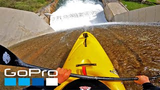 GoPro Kayaking a Drainage Ditch Megaramp  Aniol Serrasolses [upl. by Doloritas]