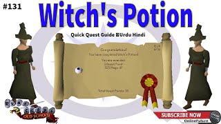 OSRS│How To Complete Witchs Potion│F2P Quest 2021│Urdu amp Hindi [upl. by Goar728]