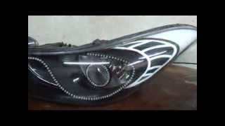 HYUNDAI ELANTRA 2012 HEADLIGHTS [upl. by Suirtimed]