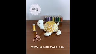 How to sew a turtle pincushion [upl. by Raamal]