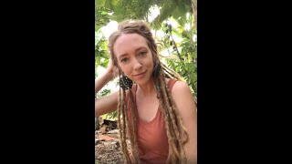 3 easy dreadlock hairstyles using a stretchy dread tie Create the perfect dread bun Mountain Dreads [upl. by Dorette25]