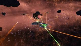 Star Trek Online Starfleet Dreadnought vs Klingons [upl. by Ahseenat]