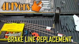 DIY How to Replace Brake Lines [upl. by Sears869]