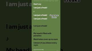 Freaks Lyrics [upl. by Carhart567]