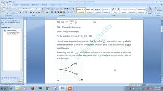 BSc VI Sem Nernst Heat Theorem and Third law of Thermodynamics [upl. by Jayme]