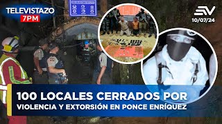 Violencia por bandas criminales debilita economía de Ponce Enríquez en Azuay  Televistazo ENVIVO🔴 [upl. by Donell]