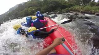 White Water Rafting Accident at Kitulgala Sri Lanka  The Fall [upl. by Loats920]