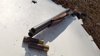 Pattern testing a 10 gauge coach gun [upl. by Siffre]