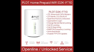 PLDT D2KFT10 SuperAdmin Permanent OpenlineUnlocked Downgrade and Unlimited Reset PAID SERVICE [upl. by Dukey]