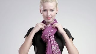 How to Tie a Scarf 4 Scarves 16 Ways [upl. by Atinas]