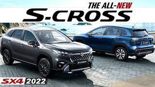 AllNew 2022 Suzuki SX4 SCross  Popular Compact SUV with Full Redesign [upl. by Eecyak169]