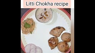 Litti Chokha recipe 😍  लिट्टी चोखा की आसान रेसीपी । Sattu stuffed Batti Chokha Recipe 😍 [upl. by Cotter]