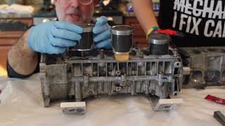 Old Sled Rebuild  Part 5 97 Polaris XLT 600 Triple  Piston and Cylinder Install [upl. by Haynor]