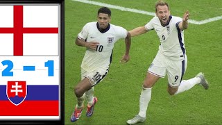 England vs Slovakia 21 Highlights All GOALS amp Extended EURO 2024 [upl. by Atram]