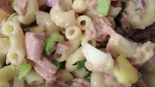 Classic Tuna Macaroni Salad  Macaroni Salads [upl. by Berlyn]