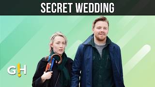 Saoirse Ronan amp Jack Lowdens Secret Scottish Wedding Revealed  Entertainment News [upl. by Smoht]