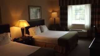 Disneyland Area Hotel Room Tour  Holiday Inn Express Garden Grove [upl. by Ydnik]