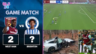 West Ham VS Brighton  May God heals Michail Antonio to come back stronger  DSL24 [upl. by Milda405]