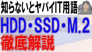 HDD・SSDとは？違いと比較を徹底解説・初心者入門【M2 NVMe・SATA】 [upl. by Yecam26]