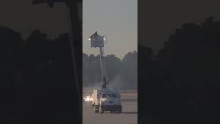 Deicing A Delta Airbus A220 In HoustonIntercontinental [upl. by Asilrak]