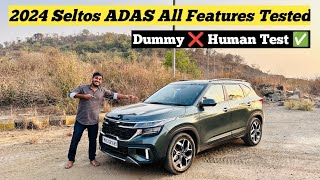 2024 Kia Seltos ADAS Real World Test  No Dummy 🤯  ADAS कैसे काम करता है [upl. by Tegan418]