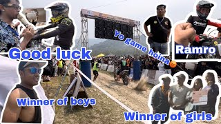 Pokhara enduro race grand final day 2 winners haru 🏆🏅🎖️🥇🥈🥉 paxi Sab sad 😞 [upl. by Ibmat]