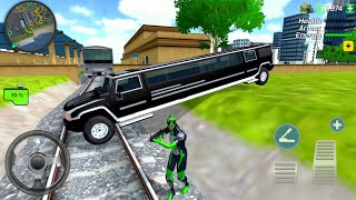 Black Limo Car Driving and Ride in a Train 2  Rope Frog Ninja Sim  Android Gameplay [upl. by Emmy]