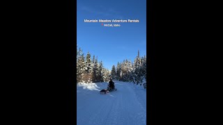 Snowmobiling in Idaho [upl. by Gabriela]